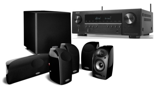 DENON AVC-S660H POLK AUDIO TL1600 KINO DOMOWE