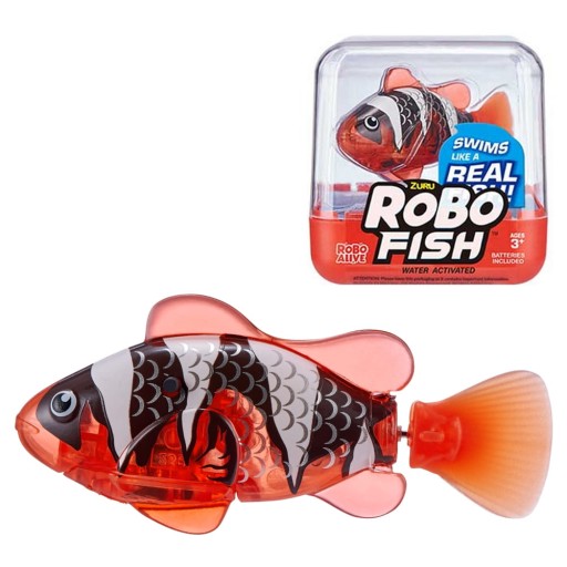 ZURU Robo Fish Rybka pływająca rybka Czerwona