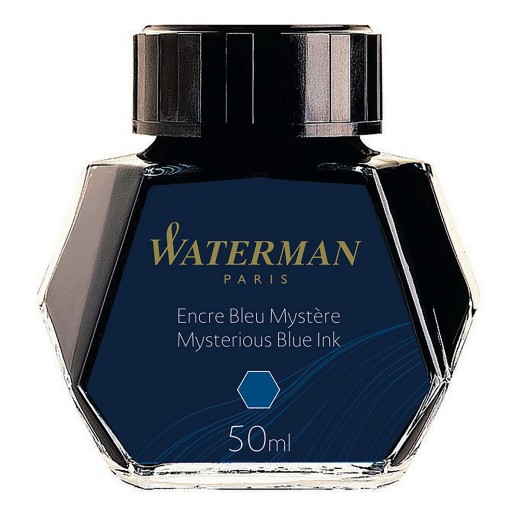 Atrament do piór WATERMAN 50ml czarno-niebieski