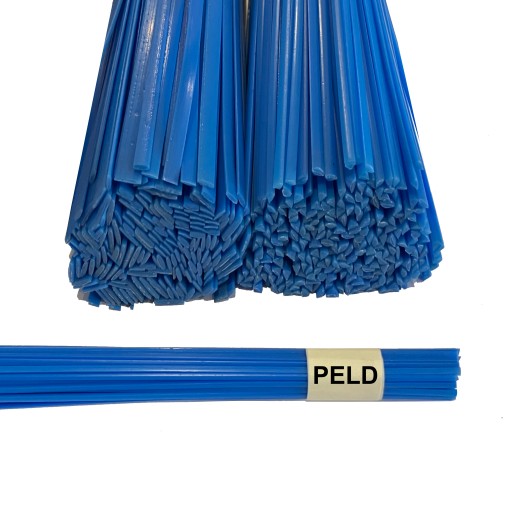 PELD 100g NIEBIESKI PLASTIK SPOIWO do PLASTIKU MIX SPAWARKA do PLASTIKU