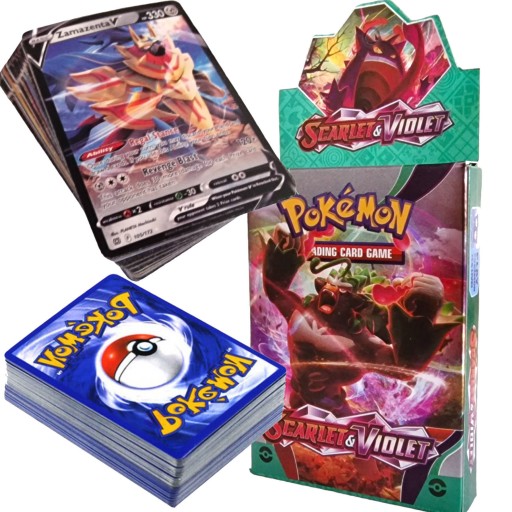 KARTY POKEMON SCARLET VIOLET KOLEKCJONERSKIE 30 SZTUK ZESTAW GRA KOLEKCJA