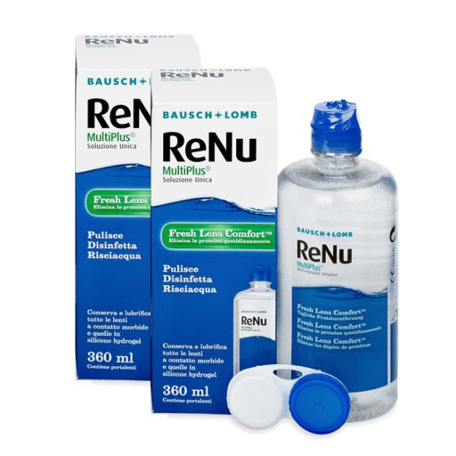 2 x Płyn do soczewek ReNu Multiplus 360ml pojemnik