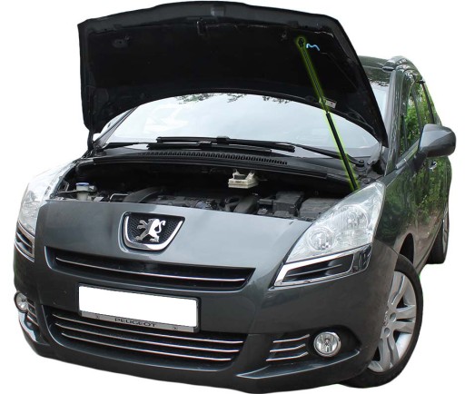 SIŁOWNIK SPRĘŻYNA MASKI POKRYWY SILNIKA ZESTAW PEUGEOT 5008 I