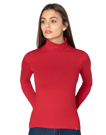 Golf Damski Cienki Sweter Golfy 8112-08 r M/L