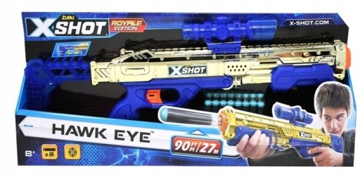 Zuru XSHOT HAWK EYE Royal Edition zasięg 27m 16st