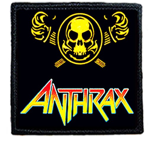 Naszywka ANTHRAX 8 X 8 cm Dużo Wzorów!