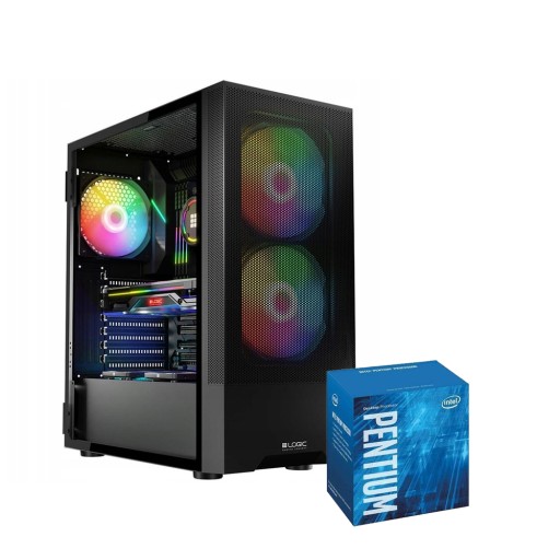 Mocny komputer gamingowy GameRTX 8GB DDR4 | 256GB SSD | Win10Pro | RGB