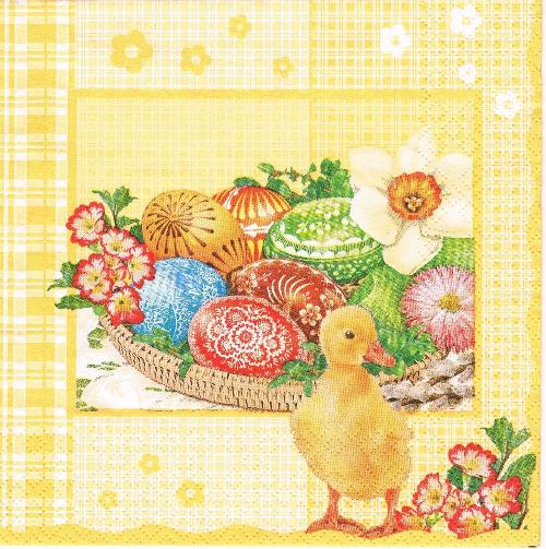 Serwetka decoupage 64W serwetki Wielkanoc pisanki