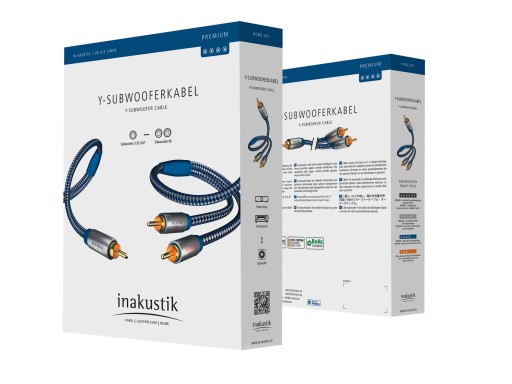 Inakustik Premium 1xRCA/2xRCA typu Y - do suba 2m