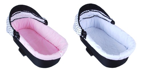 BabyLux Wkład Ochraniacz Materac Do Gondoli VELVET MIKROFIBRA RÓŻOWY