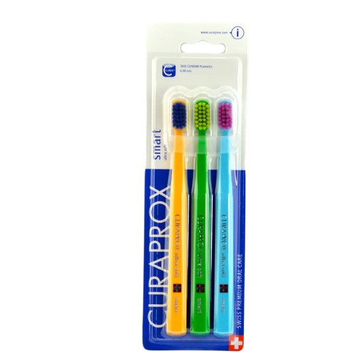 CURAPROX SMART CS7600 TRIPLE PACK ZESTAW SZCZOTECZEK DLA DZIECI 3szt.