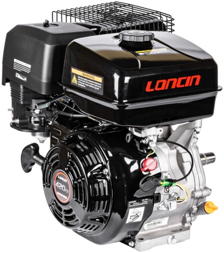 SILNIK LONCIN G420F-A SPALINOWY BENZYNOWY 15 KM WAŁ 25mm MOTOR