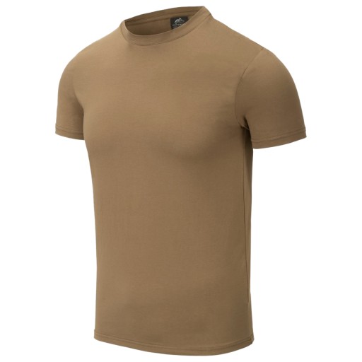 Koszulka Męska T-Shirt Helikon Bawełna Organic SLIM Sportowa US Brown 3XL
