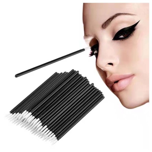 Aplikatory Do Eyelinera Czarne 50szt.
