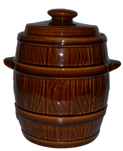 Beczka hermetyczna 3,5 L kamionka + szczypce