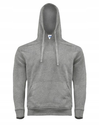 BLUZA ROBOCZA SZARY MELANŻ Z KAPTUREM ROZ.S