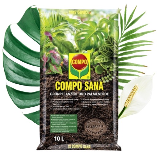 ZIEMIA do roślin zielonych i palm 10L COMPO