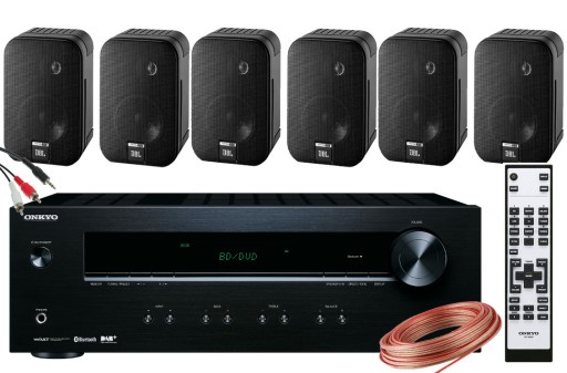KOLUMNY ŚCIENNE PODWIESZANE JBL AMPLITUNER ONKYO