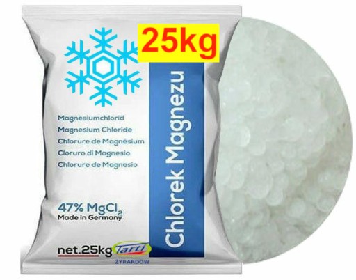Chlorek Magnezu AntyLód Nie Niszczy Kostki 25KG