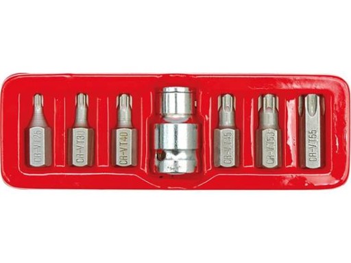 KLUCZE SPECJALNE TORX T25-T55 7SZT VOREL 66570