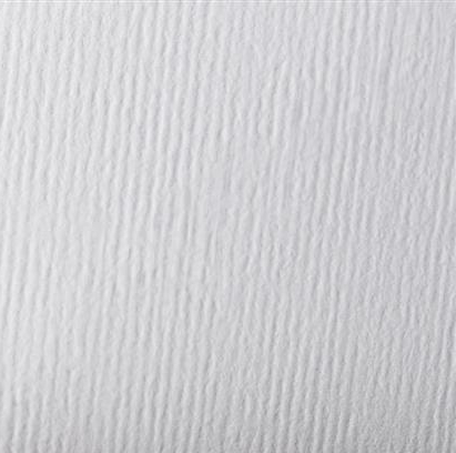 Papier karton ozdobny Prążki Galeria Papieru biały A4 120g 50ark 206601