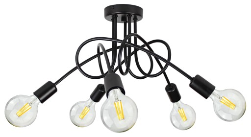 LAMPA WISZĄCA ŻYRANDOL PLAFON EDISON KOLORY LOFT