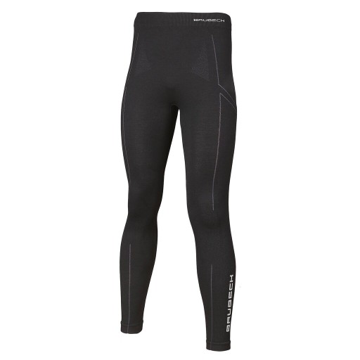 Legginsy termoaktywne męskie Brubeck Extreme Wool - Czarne XL