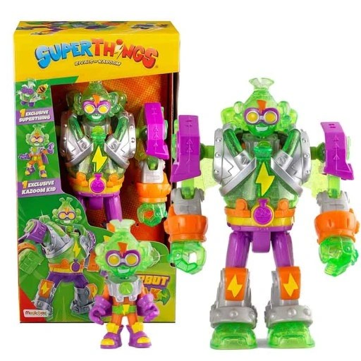 SUPER ZINGS THINGS ROBOT SUPERBOT MEGA-K PROFESOR SERIA 10 FIGURKA MAGICBOX