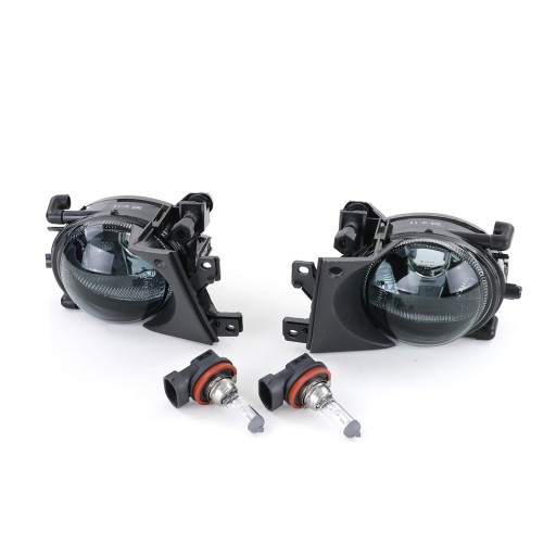 HALOGENY BMW E39 DYMIONE 00-04 SMOKE + ŻARÓWKI