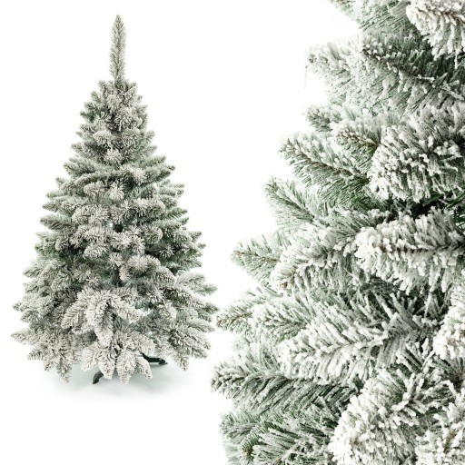 Choinka sztuczna Sosna Ośnieżona Śniegiem 130 cm śnieg