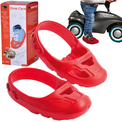 BIG Ochraniacze na Buty Dla Dzieci Gumowe Czerwone
