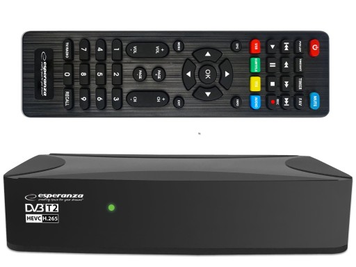 DEKODER TUNER TV NAZIEMNEJ HDMI DVB-T2 HEVC H.265