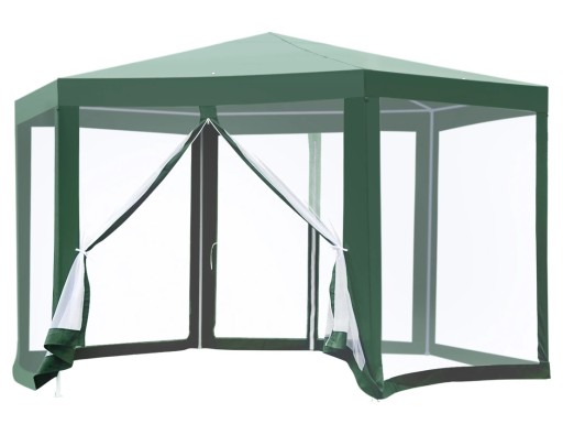 PAWILON OGRODOWY NAMIOT HANDLOWY ALTANA + MOSKITIERA 4x4m
