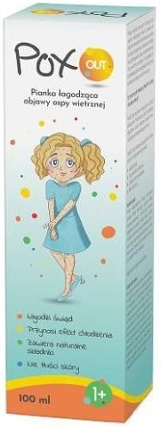 PoxOUT pianka łagodząca objawy ospy wietrznej 100 ml