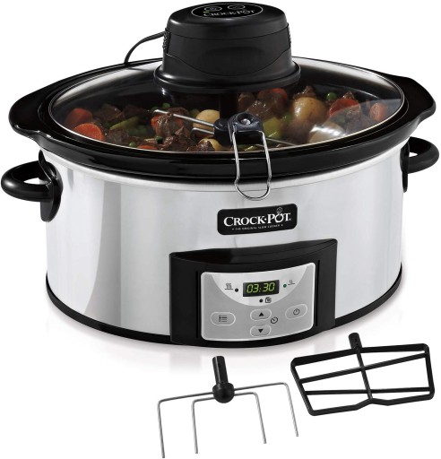 Wolnowar Crock-Pot Mieszający P 5,7 l srebrny/szary 240 W