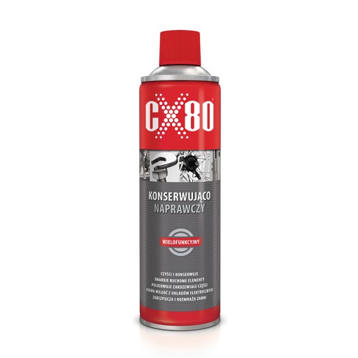 CX80 konserwująco naprawczy 500ml spray wielofunkcyjny rozmraża zamki