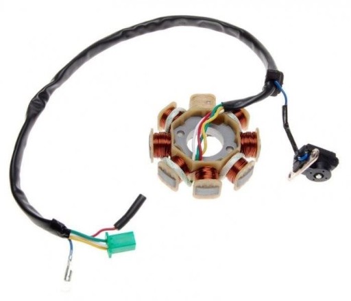 Stator iskrownik skuter 125 GY6-125 8 cewek