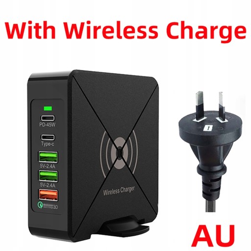 75W PD USB ładowarka stacja dokująca typu C bez