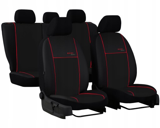SKÓRZANE POKROWCE SAMOCHODOWE FIAT DOBLO 1