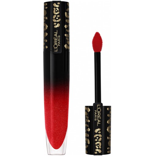 L'OREAL CZERWONA POMADKA W PŁYNIE BŁYSZCZĄCA 7 ml