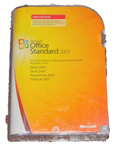 ORYGINALNY Office Standard Uaktualnienie 2007 BOX POLSKI
