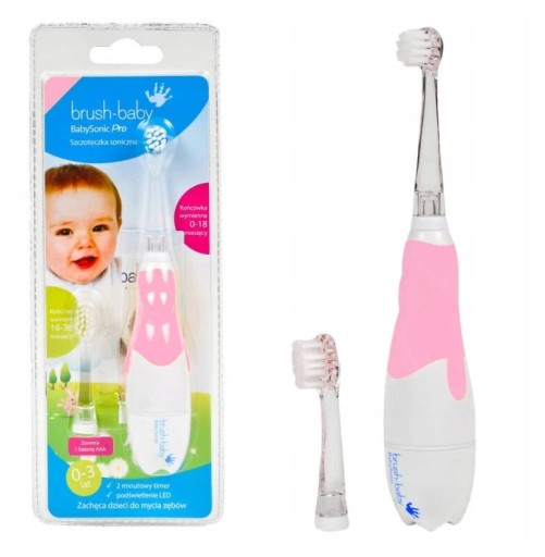 Soniczna szczoteczka dla dzieci 0-3 lat Brush-baby