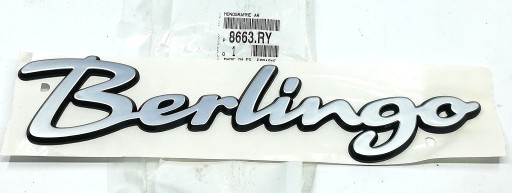 LOGo EMBLEMAT BERLINGO W LISTWĘ PRAWA 8663RY OE