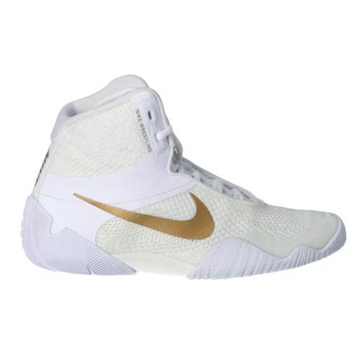 Buty zapaśnicze bokserskie NIKE TAWA BIAŁO/ZŁOTE |43