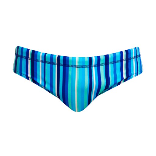 Slipy kąpielowe męskie Funky Trunks Classic Brief lane lines M