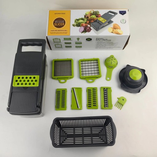 Multifunctional Vegetable Cutter Fruit Slicer Grater Shredders Drain