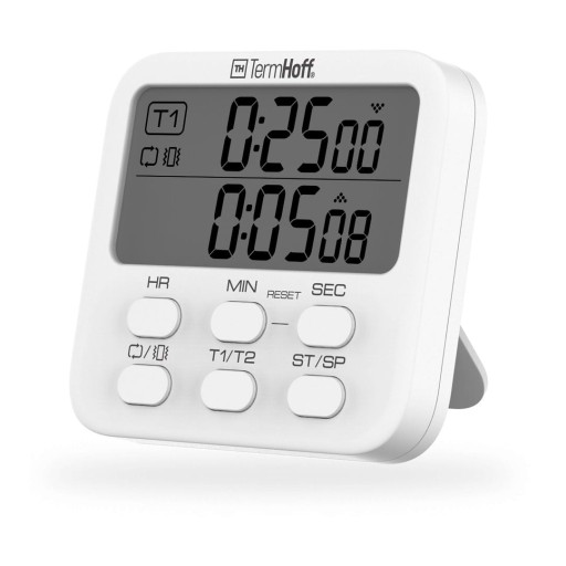 Minutnik Kuchenny Podwójny LCD TermHoff MK-01