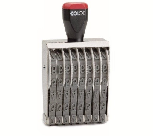 Ręczny numerator ustawiany 12008 8 cyfr 12mm