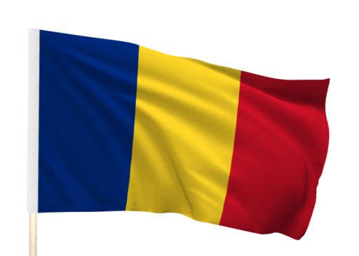 Rumunia Flaga 90x60 cm Flagi Rumunii Romania - TUNEL na kij