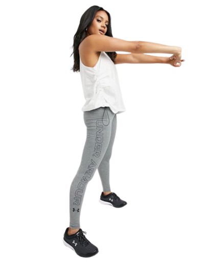 SPORTOWE GETRY LEGGINSY DAMSKIE UNDER ARMOUR MŁODZIEŻOWE TRENINGOWE LOUNGE